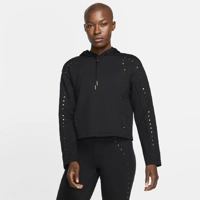 Shop Nike Women's Pullover Training Hoodie In Black