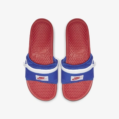 Shop Nike Benassi Jdi Fanny Pack Men's Slide In Red