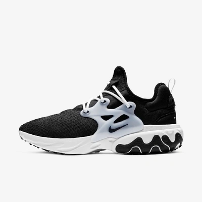 Shop Nike React Presto Men's Shoe (black) - Clearance Sale In Black,white,black