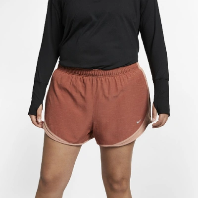 Shop Nike Tempo (plus Size) Women's 3" Running Shorts In Rose Gold