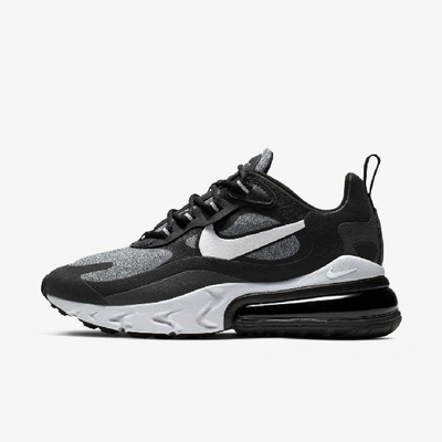 Shop Nike Air Max 270 React Women's Shoe In Black,off Noir,vast Grey