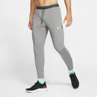 Shop Nike Phenom Men's Knit Running Pants In Dark Smoke Grey