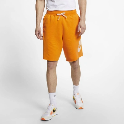 Shop Nike Sportswear Men's Shorts In Orange