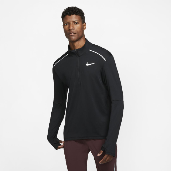 Nike Therma Sphere Element 3.0 Men's 1/2-zip Running Top In Black | ModeSens