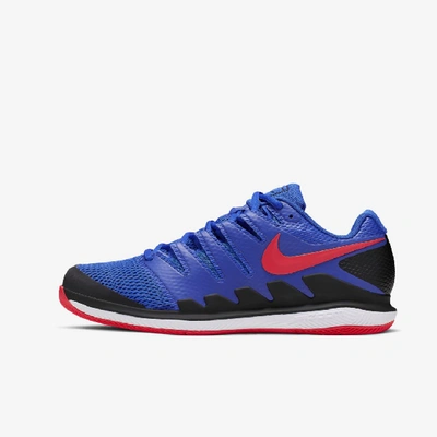 Shop Nike Court Air Zoom Vapor X Mens Hard Court Tennis Shoe In Racer Blue
