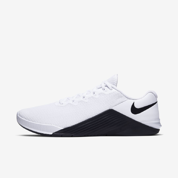 nike metcon 5 white black