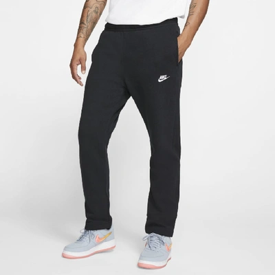 Shop Nike Men's  Sportswear Club Fleece Pants In Black