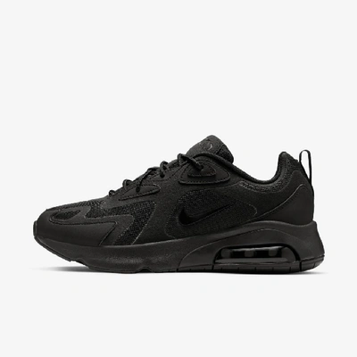 Shop Nike Air Max 200 Shoes In Black,black