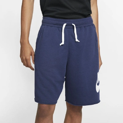Shop Nike Sportswear Men's Shorts In Midnight Navy