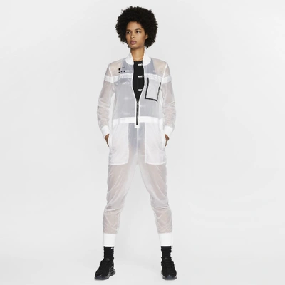 Shop Nike Air Women's Jumpsuit In White/black