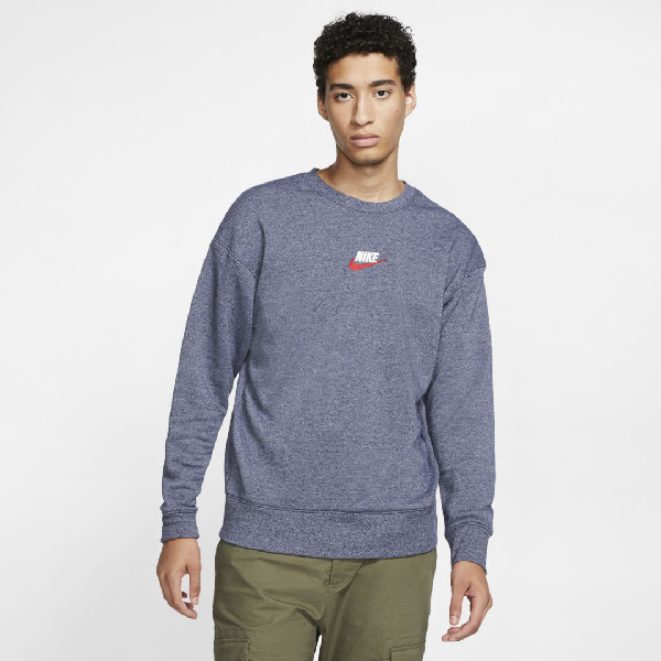 nike sportswear heritage fleece sweatshirt