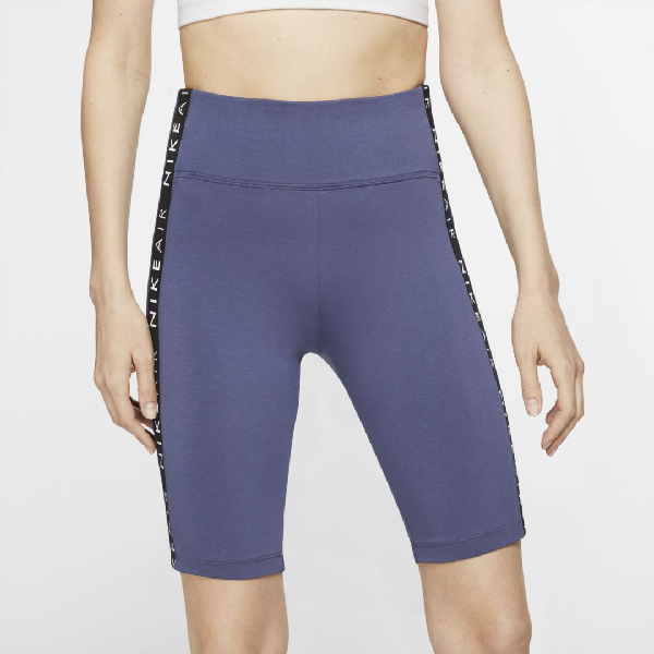 purple nike biker shorts