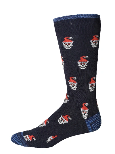 Shop Robert Graham Fangio Socks In Navy