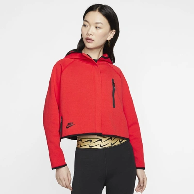 Shop Nike Sportswear Tech Fleece Women's Cape In Red