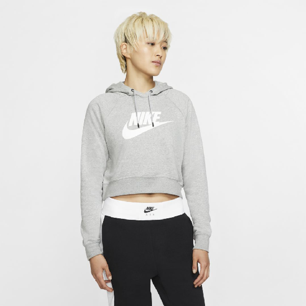 nike womens crop hoodie