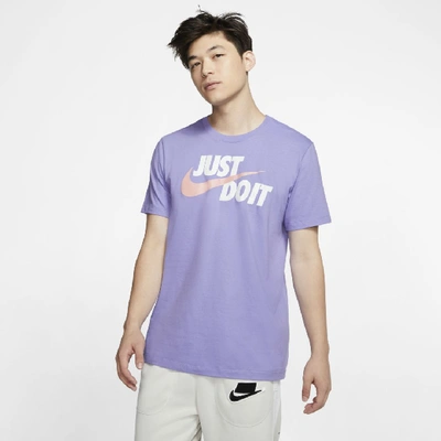 Shop Nike Sportswear Jdi Men's T-shirt In Medium Violet