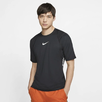Nike Pro Aeroadapt Men's Short-sleeve Top (black) - Clearance Sale In  Black,black | ModeSens