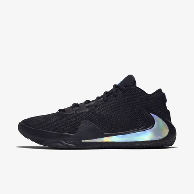 Shop Nike Zoom Freak 1 Basketball Shoe In Black,photo Blue,metallic Dark Grey,multi-color