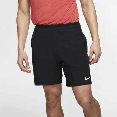 Shop Nike Pro Flex Rep Men's Shorts (black) - Clearance Sale In Black,black