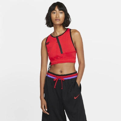 Shop Nike Sportswear Tech Fleece Women's Tank In Red