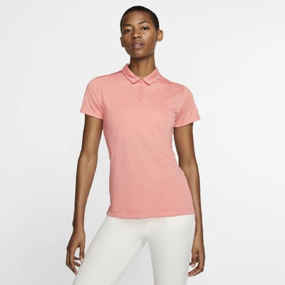Shop Nike Dri-fit Women's Golf Polo In Pink