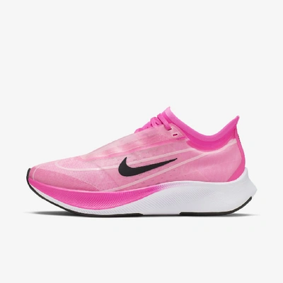 Shop Nike Zoom Fly 3 Women's Running Shoe (pink Blast) - Clearance Sale In Pink Blast,atmosphere Grey,white,true Berry