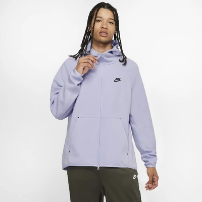 Húmedo himno Nacional Patentar Nike Sportswear Tech Fleece Men's Full-zip Hoodie In Lavender Mist/black |  ModeSens