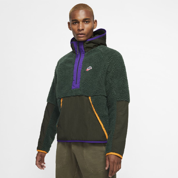 nike sherpa zip hoodie