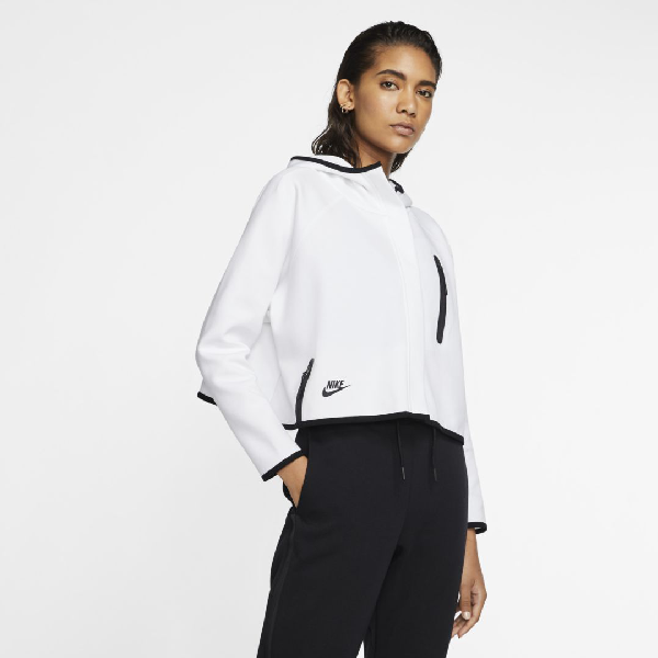 nike sportswear tech fleece white