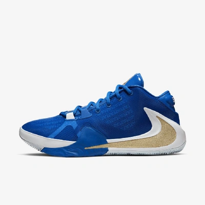 Shop Nike Zoom Freak 1 Basketball Shoe In Blue