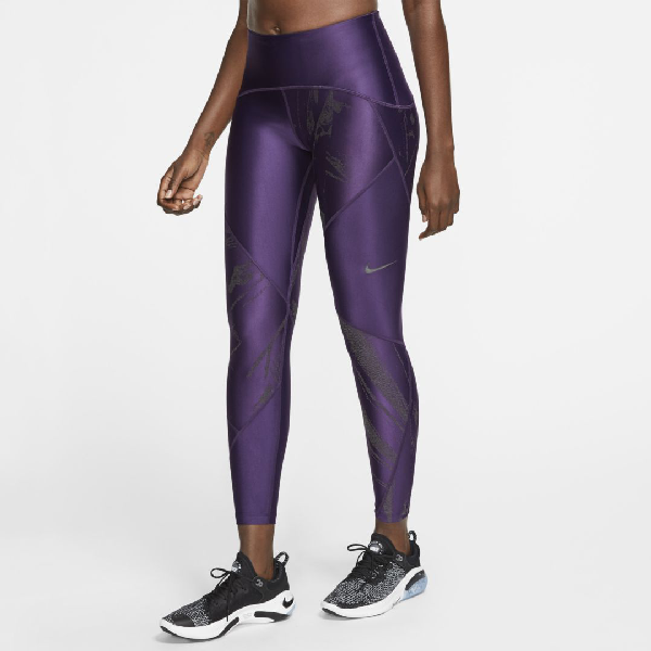 purple nike leggings