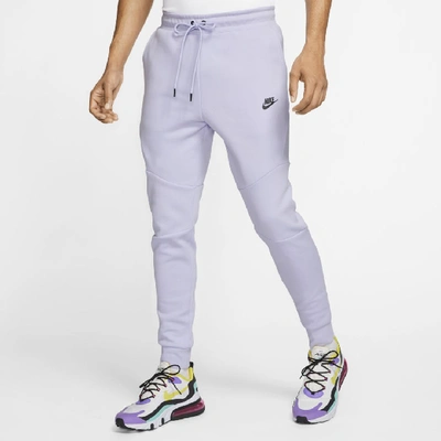 Shop Nike Sportswear Tech Fleece Men's Jogger In Lavender Mist/black