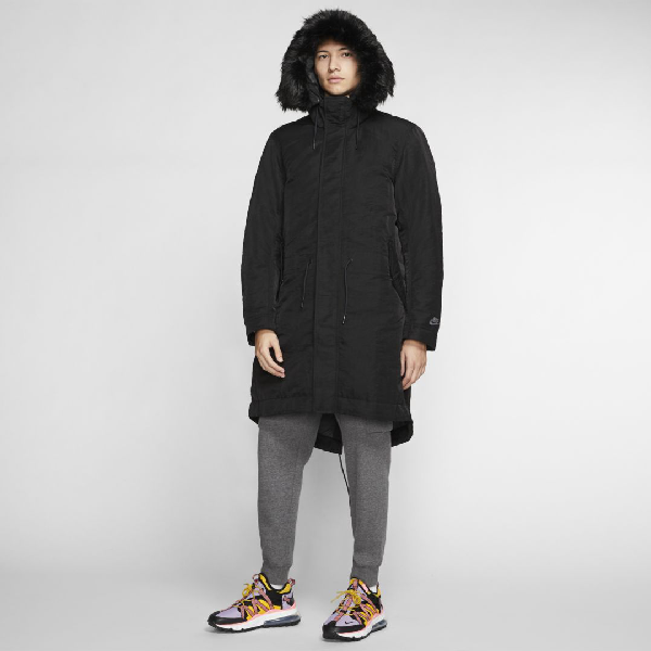 nike nsw down fill hooded parka