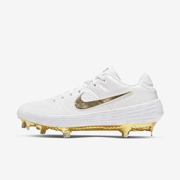 gold nike baseball cleats - alterazioni 