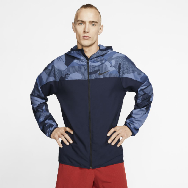 nike camo zip hoody mens