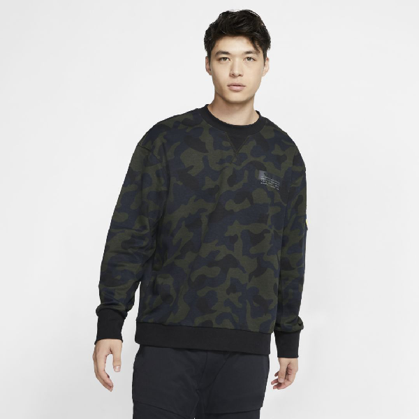 nike sportswear french terry crew