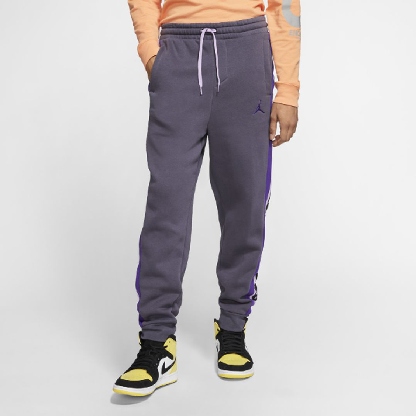 purple jordan sweatpants