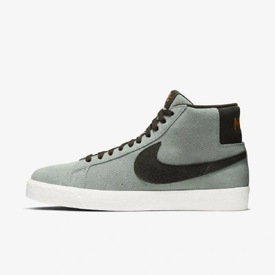 Shop Nike Sb Zoom Blazer Mid Skate Shoe In Jade Horizon/sequoia