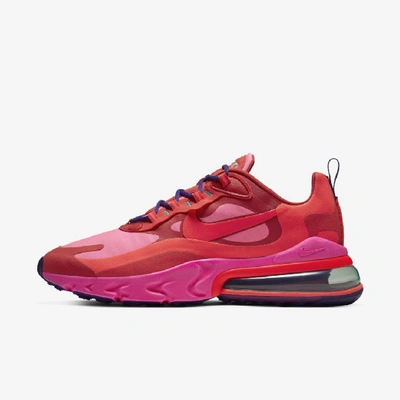 Shop Nike Air Max 270 React Men's Shoe (mystic Red) - Clearance Sale In Mystic Red,pink Blast,habanero Red,bright Crimson