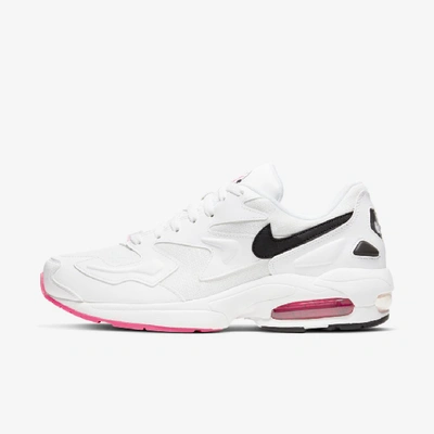 Shop Nike Air Max2 Light Men's Shoe In Summit White,hyper Pink,black