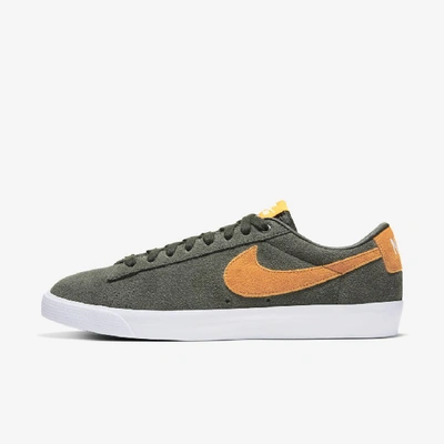 Shop Nike Sb Blazer Low Gt Skate Shoe In Olive