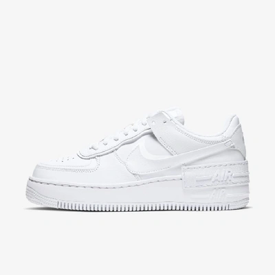 Shop Nike Women's Air Force 1 Shadow Shoes In White