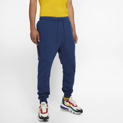 Shop Nike Sportswear Tech Fleece Men's Jogger In Coastal Blue/black