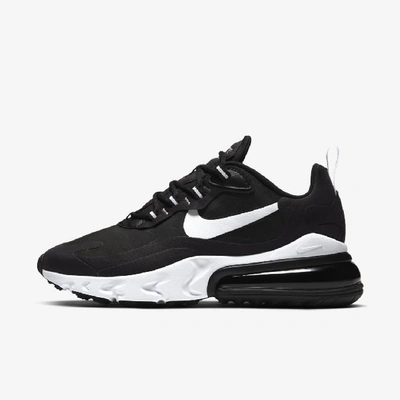 Shop Nike Air Max 270 React Women's Shoe In Black,black,white