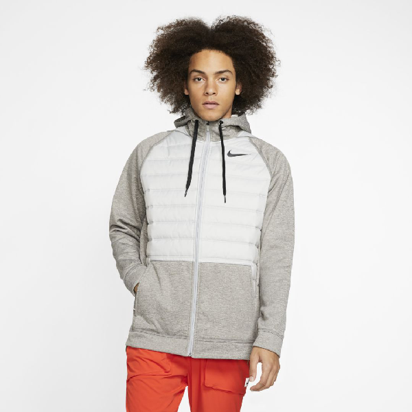 nike therma zip training hoodie