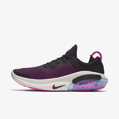 Shop Nike Joyride Run Flyknit Men's Running Shoe In Black,anthracite,pink Blast,black
