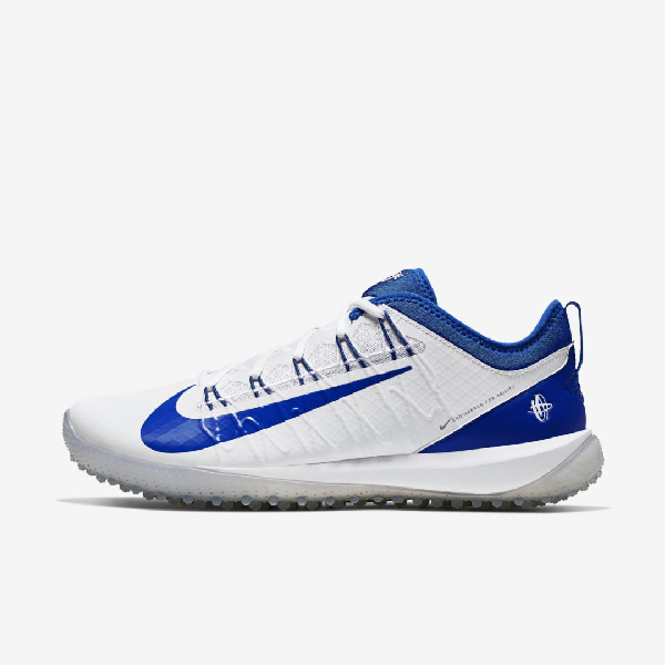 Nike Alpha Huarache 7 Pro Tf Turf Lacrosse Cleat In White | ModeSens