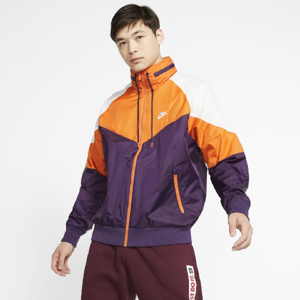 nike orange windrunner