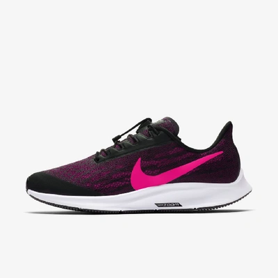 Shop Nike Air Zoom Pegasus 36 Flyease Women's Running Shoe In Black