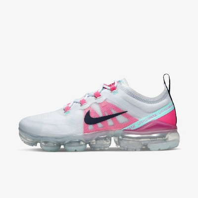 Shop Nike Air Vapormax 2019 Women's Shoe (football Grey) - Clearance Sale In Football Grey,pink Blast,aurora Green,obsidian